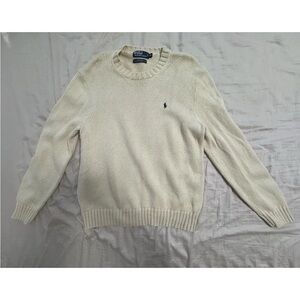 Polo Ralph Lauren Cream Crewneck Sweater